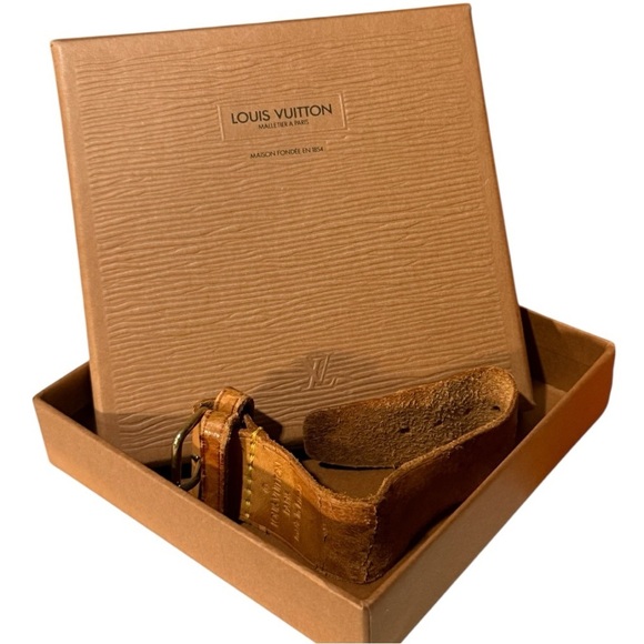 Louis Vuitton Vintage Natural Vachetta Leather Key Holder Case | Made in France - Picture 4 of 6